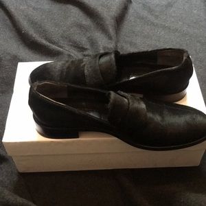 Jenni Kayne mohair black loafers